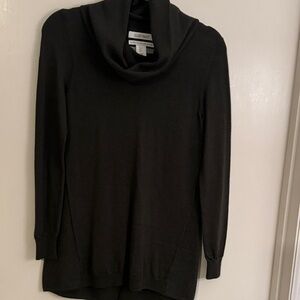 Eileen Fisher Army Green Cowl Neck Sweater - 100% extra fine merino wool